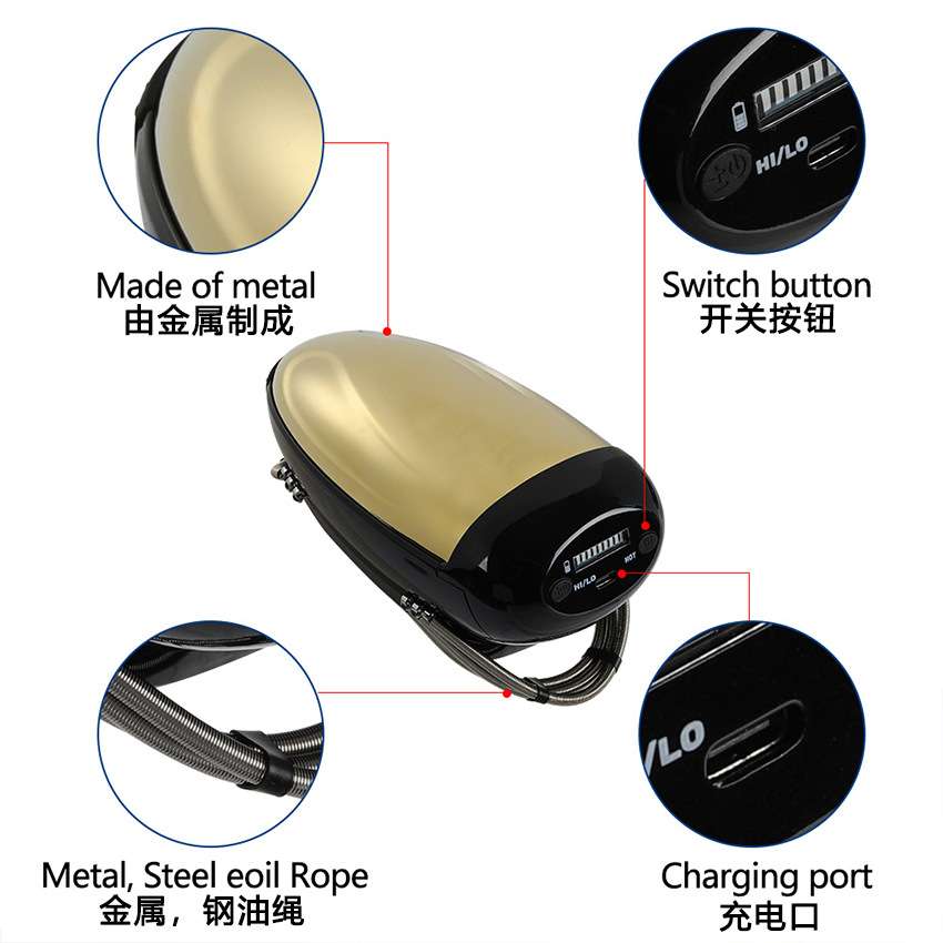 热销头部按摩器电动男士修面按摩器理发店专用振动脸部按摩仪