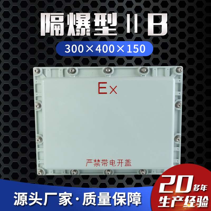 隔爆型ⅡB300×400×150防爆接线箱 防爆仪表箱配电 防爆检修箱