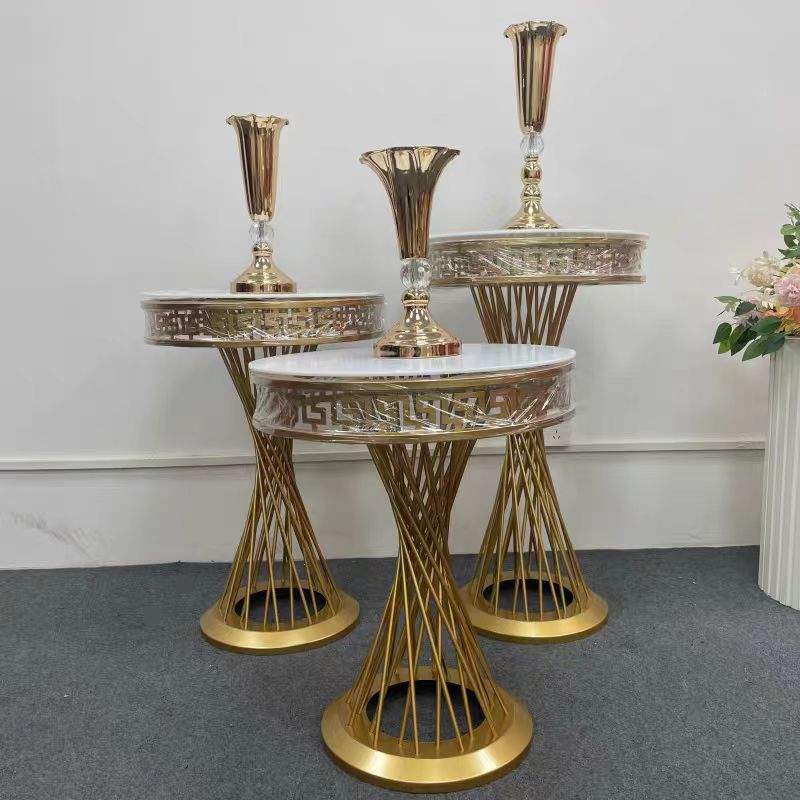 婚庆花架铁艺客厅阳台置物架轻奢落地式多层室内绿萝装饰摆件架子