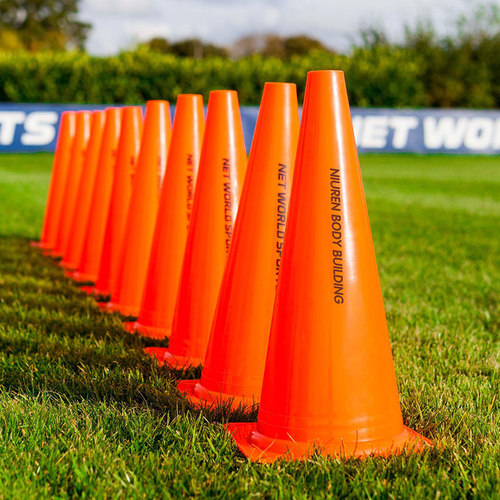 速发标志筒足球训习器篮儿童材球练练用桩牌滑轮标记盘路障碍物锥