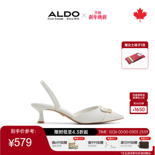 淑女细跟气质法式 夏季 ASFF24A49 包头后空凉鞋 ALDO女士尖头高跟鞋