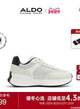 ALDO老爹鞋新款舒适透气轻便系带隐形增高运动休闲鞋女ASSS24A70