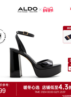ALDO女士高跟鞋脚踝绑带性感高跟大气时尚轻奢ALHF24A30