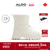 ALDO女靴雪地靴厚底增高保暖时尚 女鞋 质感简约百搭舒适ABAF24A11