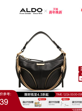ALDO腋下包女士手提黑色链条小巧复古精美高端时尚百搭AHCF24A77