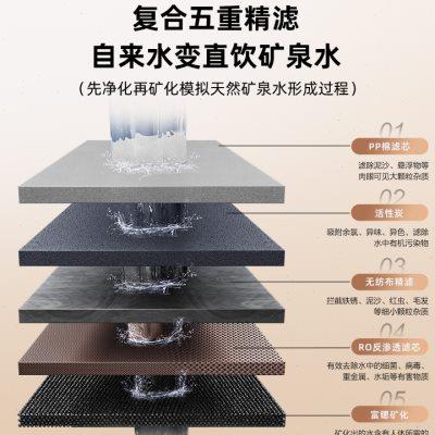 宜米台式净饮机加热一体机家用免安装净水器直饮过滤即热式饮水机