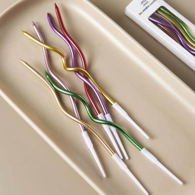 生日蛋糕装饰摆件复古曲线蜡烛生日派对烘焙甜品螺纹创意网红插件,节庆用品/礼品,蜡烛,淘宝优惠券,粉丝福利购,淘宝优惠卷