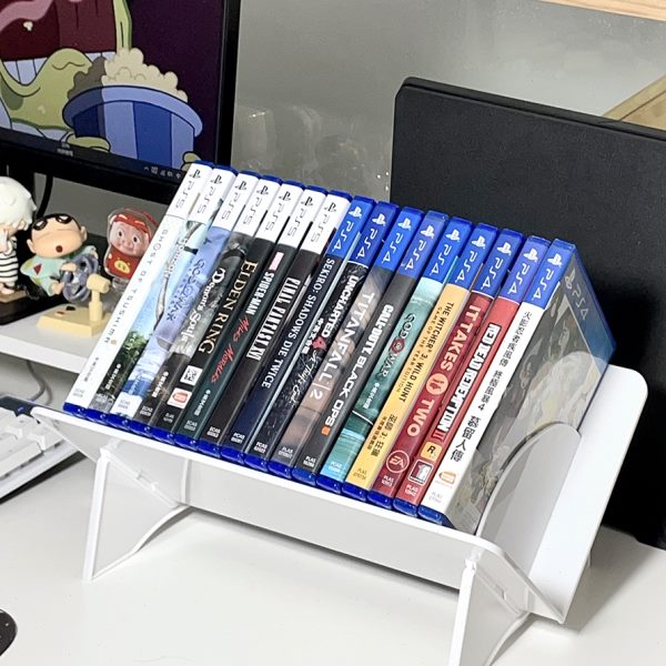 PS5游戏碟光盘光碟收纳架Switch卡带盒卡盒桌面游戏盘支架周边PS4
