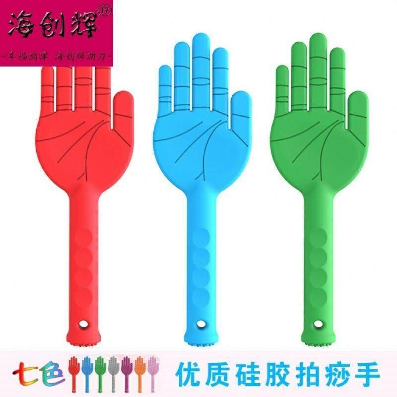 速发~阿强五指硅胶经络拍痧手  手掌拍打板掌手棒锤 养生按摩锤痧