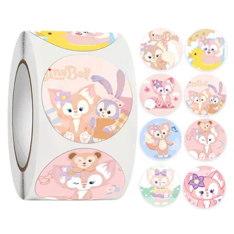 Наклейки Sanrio рулон Kuromi Cinnamoroll наклейки мальчик девочка