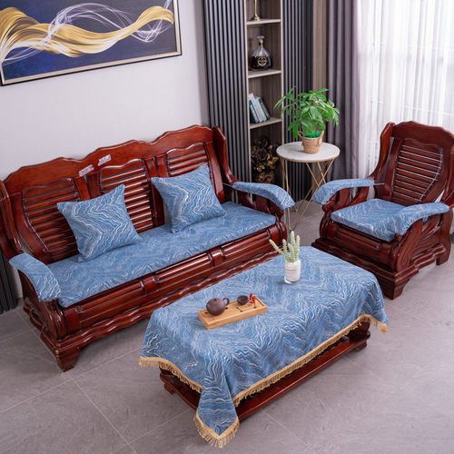 实木沙发垫红木头防滑可拆洗海绵