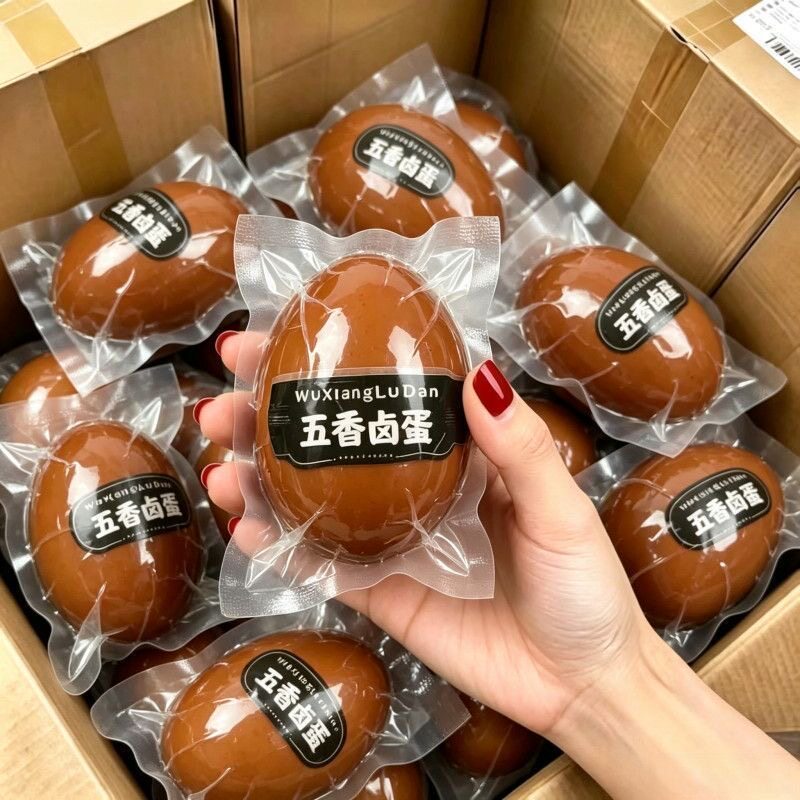 【50枚五香大卤蛋】五香卤蛋茶叶蛋即食卤鸡蛋开袋即食独立包装