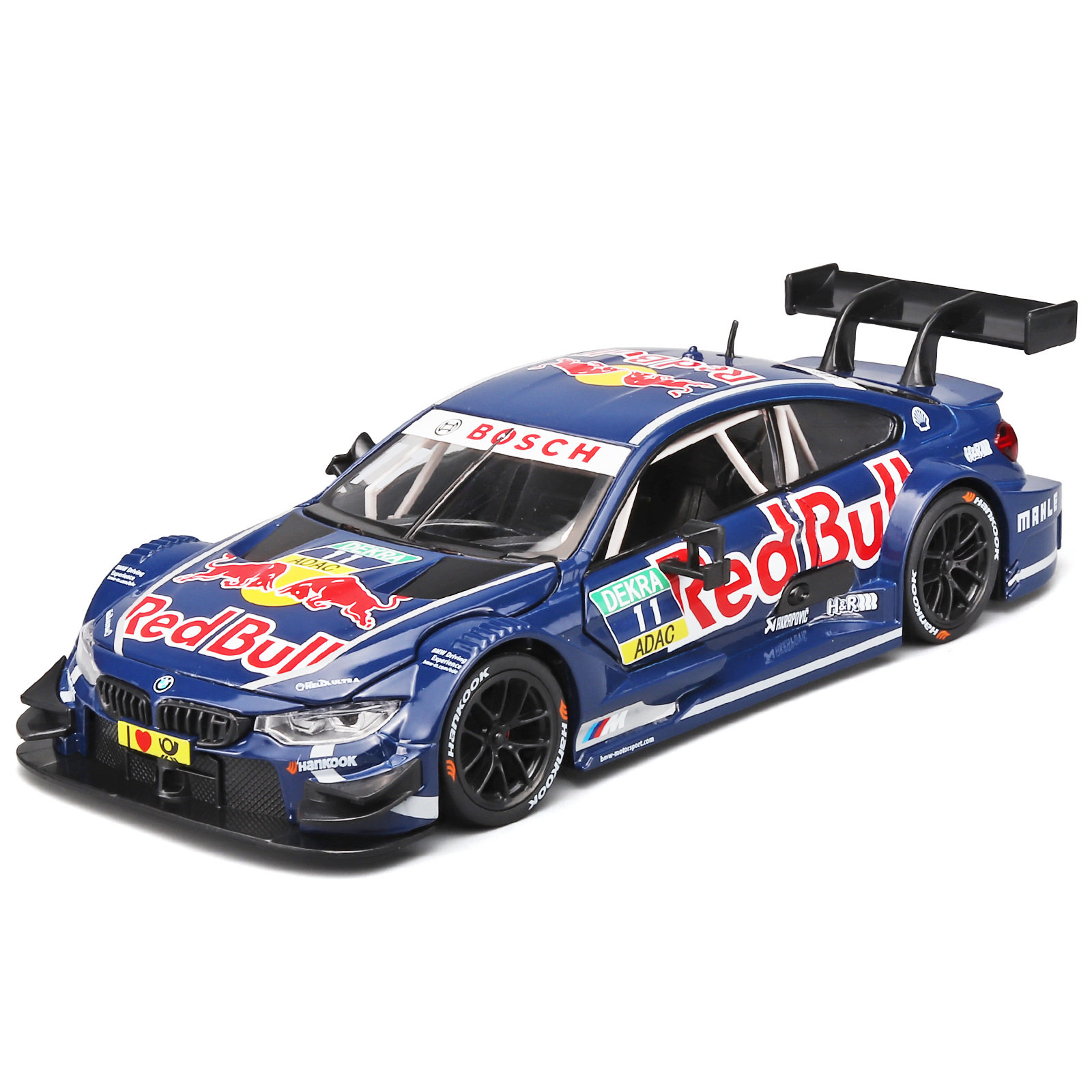 1:24红牛联名款宝马m4dtm跑车合金汽车模型仿真摆件男孩玩具车模