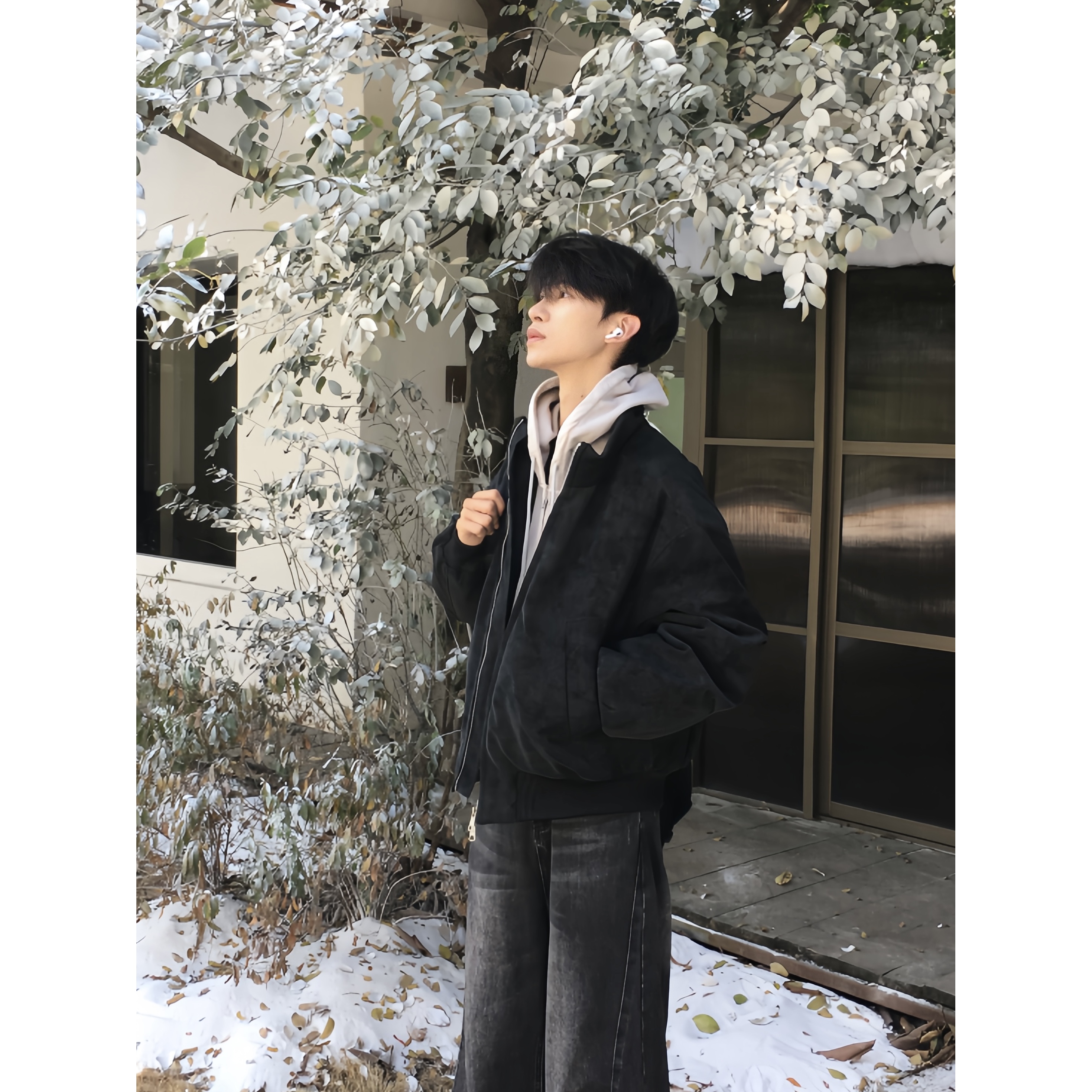 TENEMPTY复古廓形结构加厚棉服