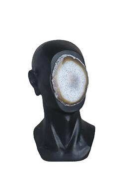 新中式玛瑙人脸样板房售楼部卧室书房客厅餐厅电视柜桌面玄关饰品