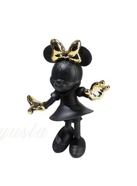 创意轻奢网红迎宾米奇米妮公仔潮流摆件儿童房卡通客厅店面装饰品