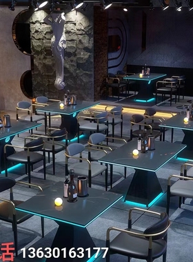 速发清酒吧li乐e餐ouse休闲卡座桌椅组合小酒馆散台音vh吧烤吧发