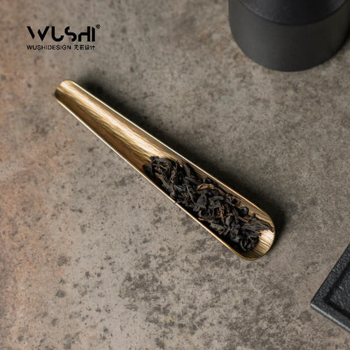 速发手工纯铜小茶匙分茶勺茶铲取茶器功夫茶具配件家用茶道用具零
