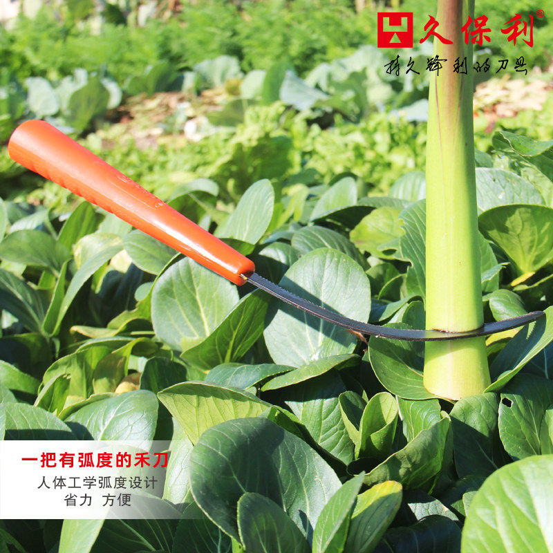 速发久保利高碳钢农用刀小镰刀禾刀割韭菜小白菜香蕉菠萝稻谷收割