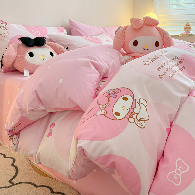 速发蒂纯棉单0100全棉件季儿童人被罩150x200x2件四夏套