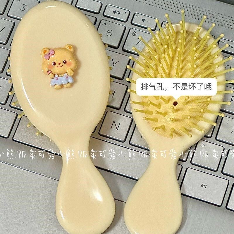 速发可爱气囊梳子随身便携气垫镜梳软妹便携按摩梳迷你小梳子