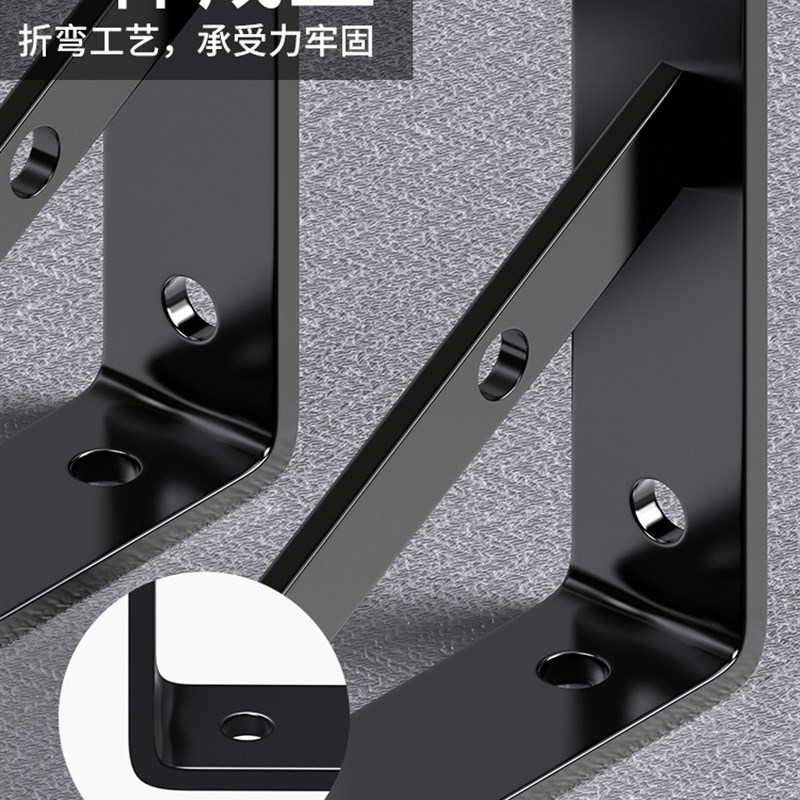 速发墙壁放置台免打孔挂在墙上的网红搁物板书架三角架玩偶花盆置
