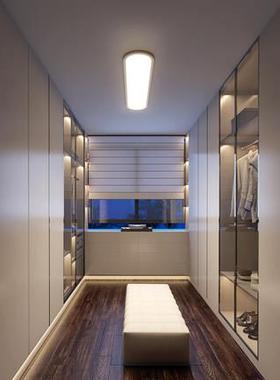 走廊过道灯椭圆形led简约现代长条入户玄关衣帽间阳台办公室灯具