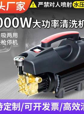 洗车机高压清洗水枪家用汽车清洁机便携式小型高压洗车机刷车泵
