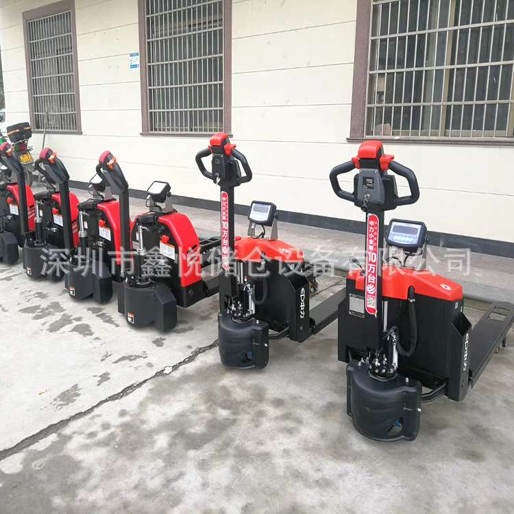 电子秤全电动搬运车 称重防爆电动液压叉车 叉车称托盘车地牛铲车