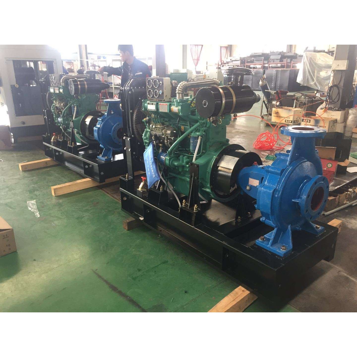 潍坊宏丰R4105ZP 柴油机 配IS150-125-315清水水泵机组