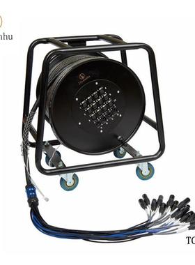 专业舞台电缆车16路380小型多通道音频信号线移动缆车多芯绕线盘