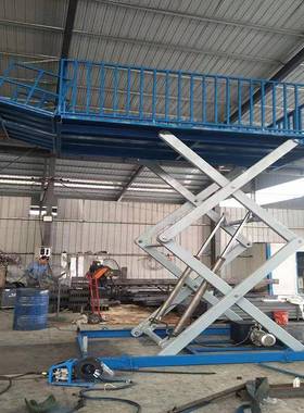 卸猪台3吨装卸猪升降机羊牛上下升降通道养殖场地磅升降台举升机