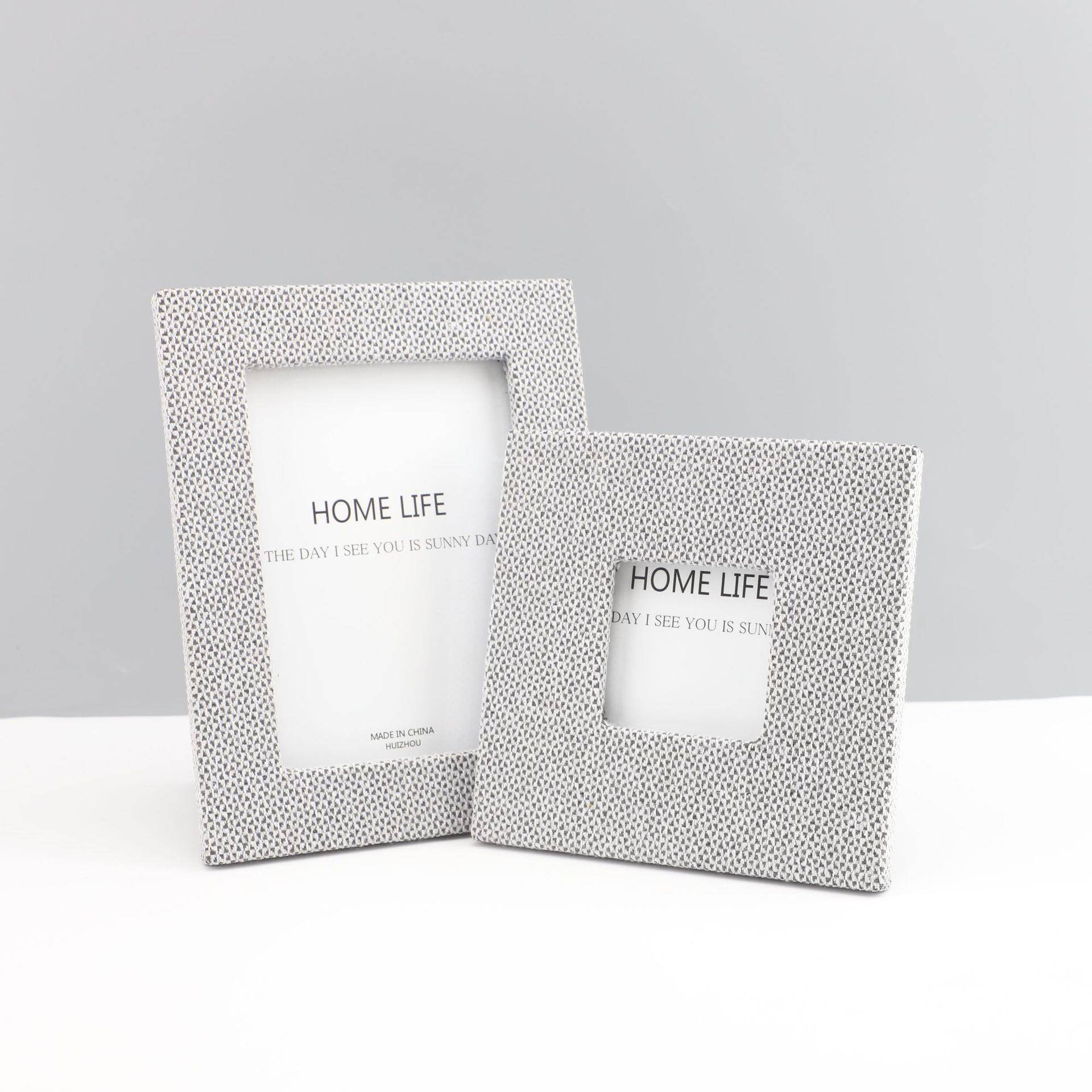 现代简约木质相框摆件样板房卧室客厅玄关衣帽间梳妆台家居装饰品