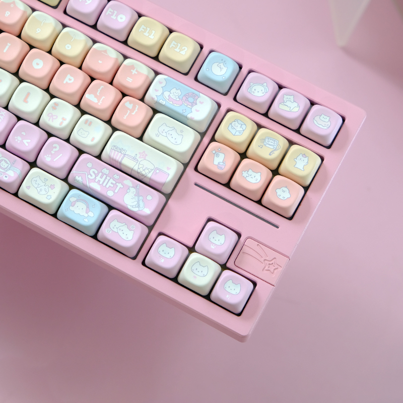 键喵摇滚猫猫主题键帽