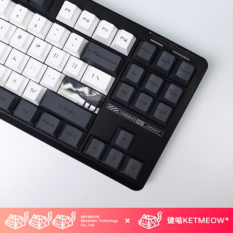 键喵水墨风主题机械键盘键帽