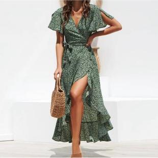 Dress Elegant Sexy Split Party Side Beach
