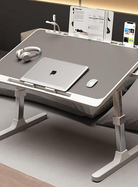 Foldable notebook student dormitory study table bed desk