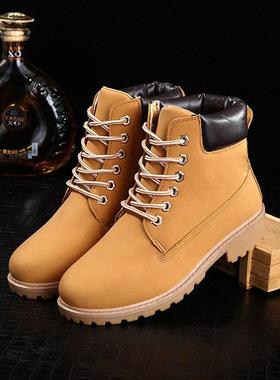 Man boot Winter men boots ankle shoes warm snow shoe高帮男靴