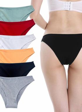Women cotton briefs Sexy Low Waist Female Underpants Panties