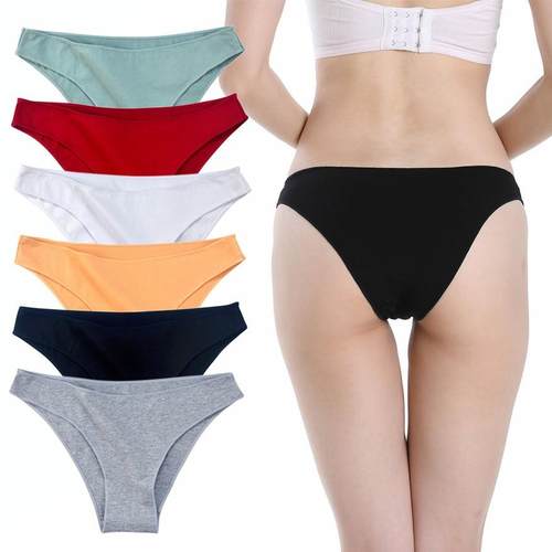 Women cotton briefs Sexy Low Waist Female Underpants Panties