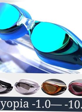 Myopia Swimming Goggles Men Women Prescription Optical Swim