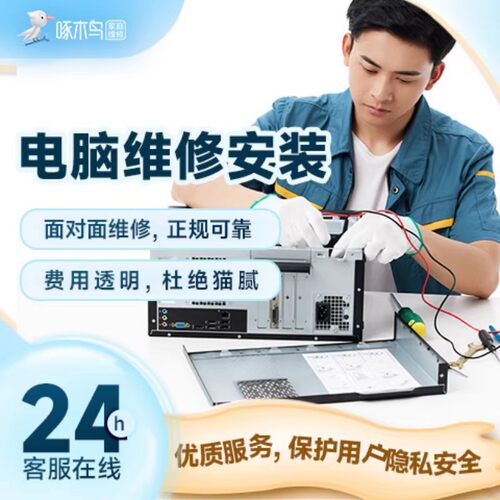 啄木鸟家庭上门维修Windows台式电脑故障检测系统重装同城师傅