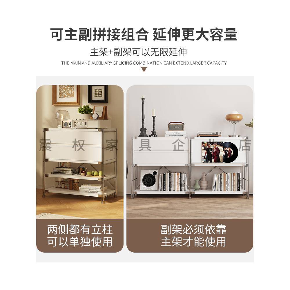 中边古置物柜落客厅地玄关柜台收纳储物柜书柜卧78417室柜厨房餐