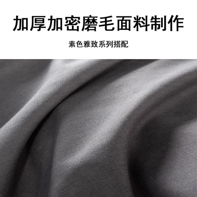 天台华莲毛加厚磨ltao6852枕套一对家用防螨婴枕头套纯棉色简约耐