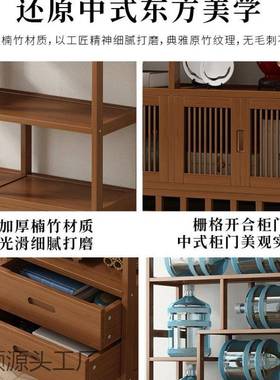 置物件架落地复古收纳实架办公室非木摆展层示73644架客厅分书架