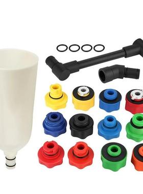 15件套汽车发动机油加注漏组斗用机专62935油加注器机套养护设备