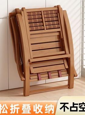 竹摇摇椅F-324530折叠椅躺午老式老闲大人家用睡凉椅阳台休逍遥椅