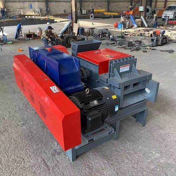 厂家现货废钢筋剪切机切建粒粒机大功LWW率旧筑材料切粉碎设备