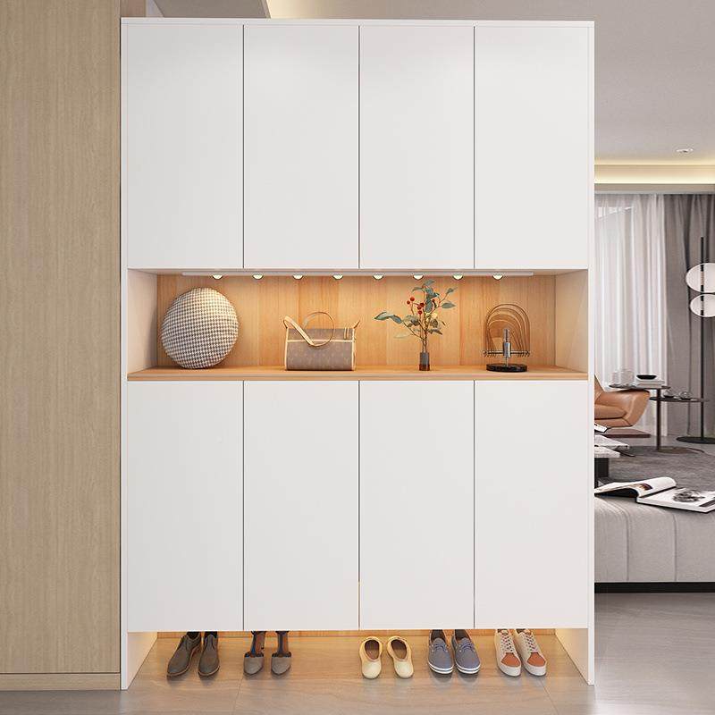 实木奶油15473风收柜一体家用客厅入简户约时尚物柜网储红玄纳关