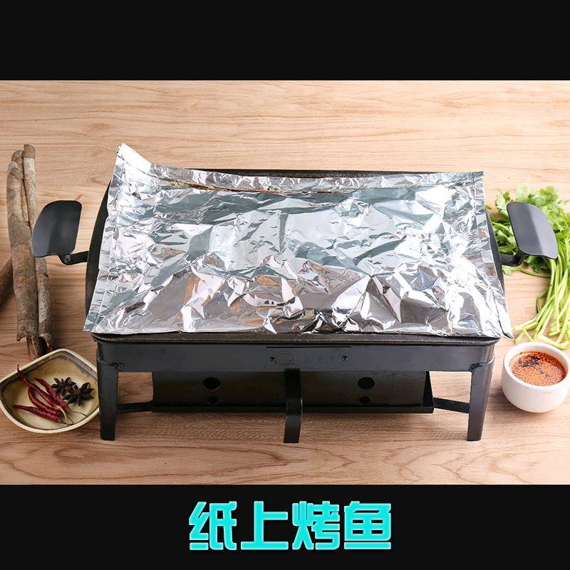 加宽加厚锡纸微3锡纸0微米50米70微米画画铝箔雕纸手工浮纸上烤鱼